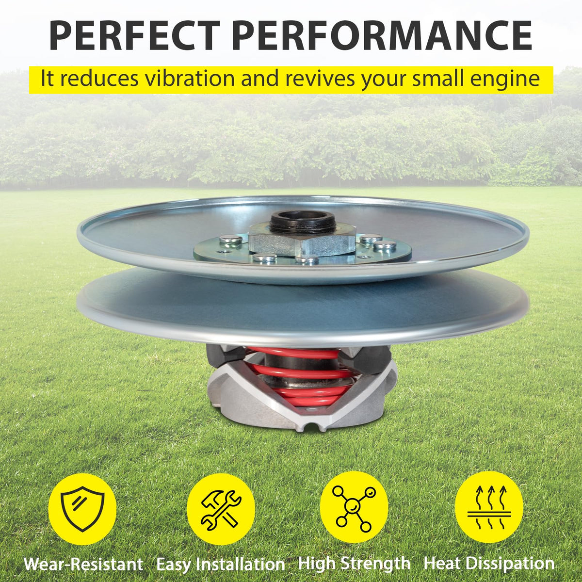 Orle Oko premium aluminum clutch material with heat dissipation.