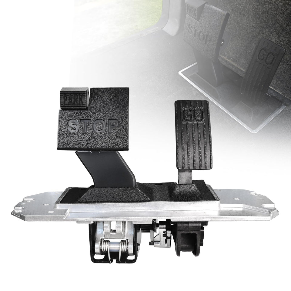 Orle Oko premium club car pedal assembly overview for 2009-up Precedent and Tempo carts
