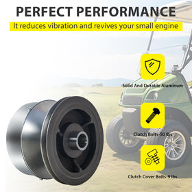 Orle Oko aluminum drive clutch body with durable finish.