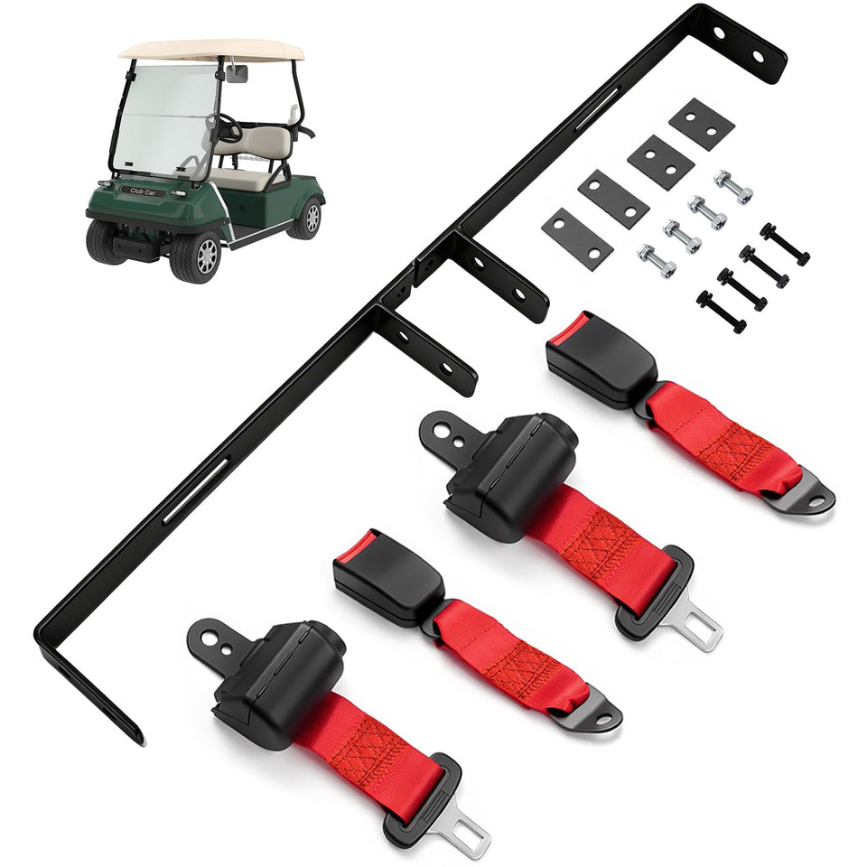 Orle Oko retractable seat belt on the front seat enhances passenger safety on uneven terrain.
