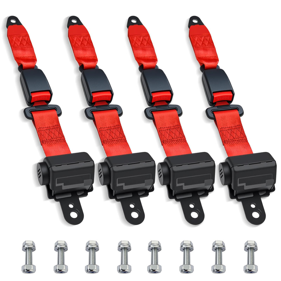 Orle Oko retractable seat belt on the front seat provides secure stability on rough terrain.
