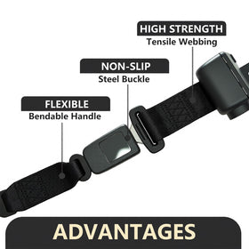 Orle Oko Club Car DS belt assembly enables secure retention on uneven terrain.