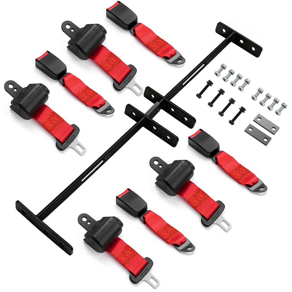 Orle Oko seat belt bracket assembly demonstrates universal fit and secure mounting.