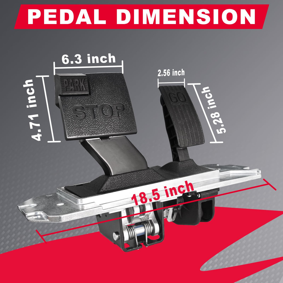 Orle Oko spring mechanism rebound for precise pedal return