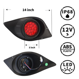 Orle Oko brake-light close-up demonstrates bright signaling.