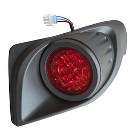 Orle Oko tail light rear view highlighting dual LED signals for Yamaha Drive 2