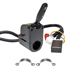 Orle Oko turn signal switch with 9-pin harness for easy golf cart signaling upgrades