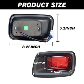 Orle Oko TXT LED tail light kit right for EZGO TXT improves safety at night