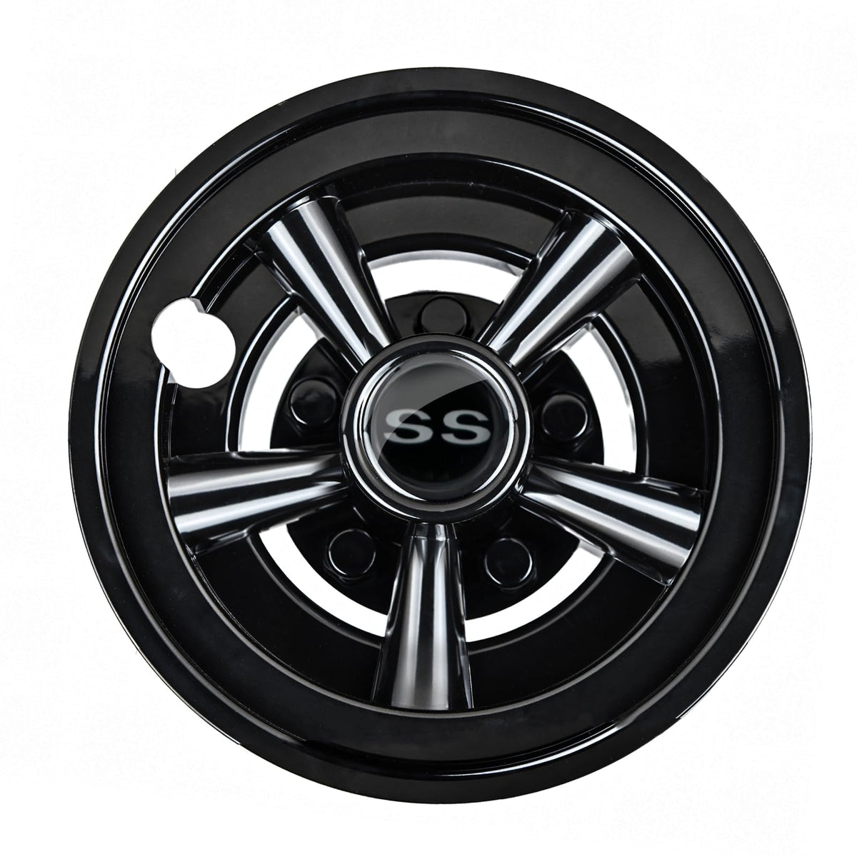 Orle Oko universal 8in wheel hubcap fits EZGO Club Car Yamaha carts.
