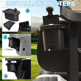 Orle Oko universal mount bracket fits most golf carts
