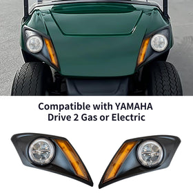 Orle Oko 12V LED headlights for Yamaha Drive 2, energy efficient and long lasting