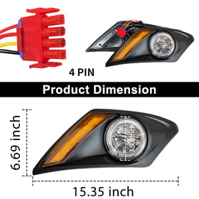 Orle Oko Yamaha Drive 2 headlight assembly replacement, replace broken lights and restore visibility