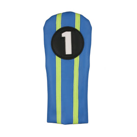 Orlimar ATS junior driver blue lime on-course tee-shot visualization