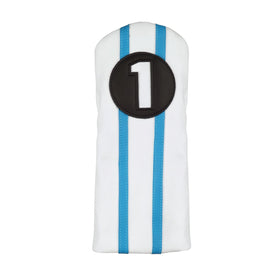 Orlimar ATS junior girl driver sky blue swing motion encourages smooth, confident tee shots.