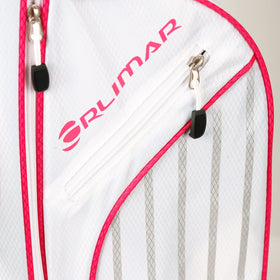 Orlimar ATS Junior Pink Stand Bag towel ring holder, keeps essentials within reach.