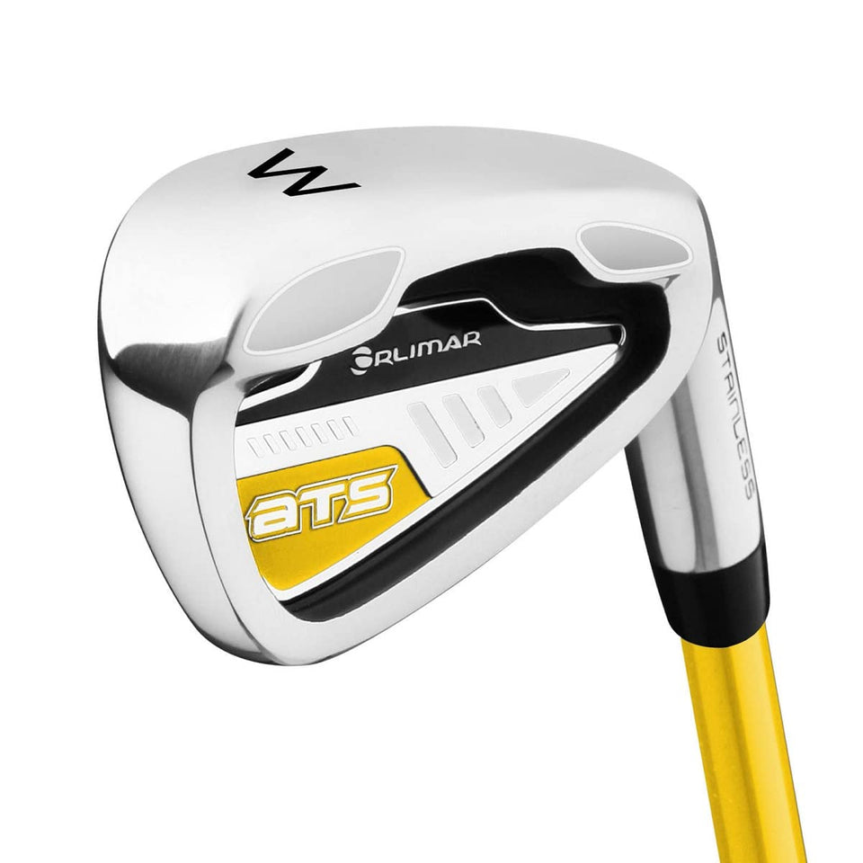 Orlimar ATS Junior wedge yellow front view aids high launch