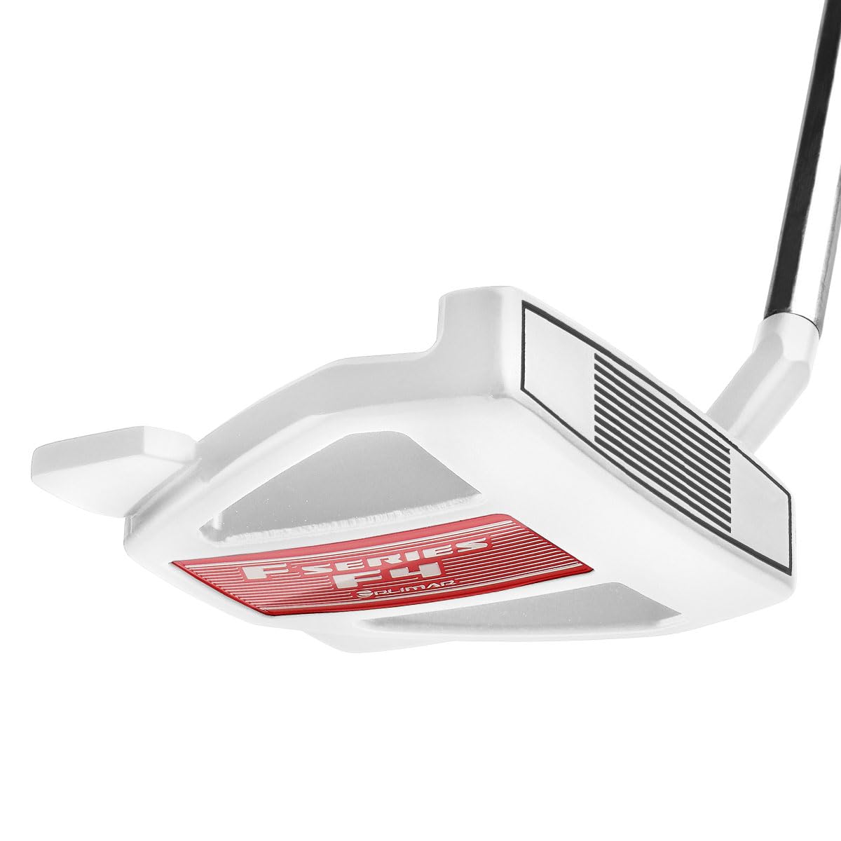Orlimar F4 mallet putter with grooved face promoting a smooth roll