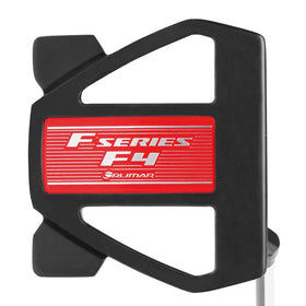Orlimar F4 Mallet Putter grooved face supports a smooth roll.