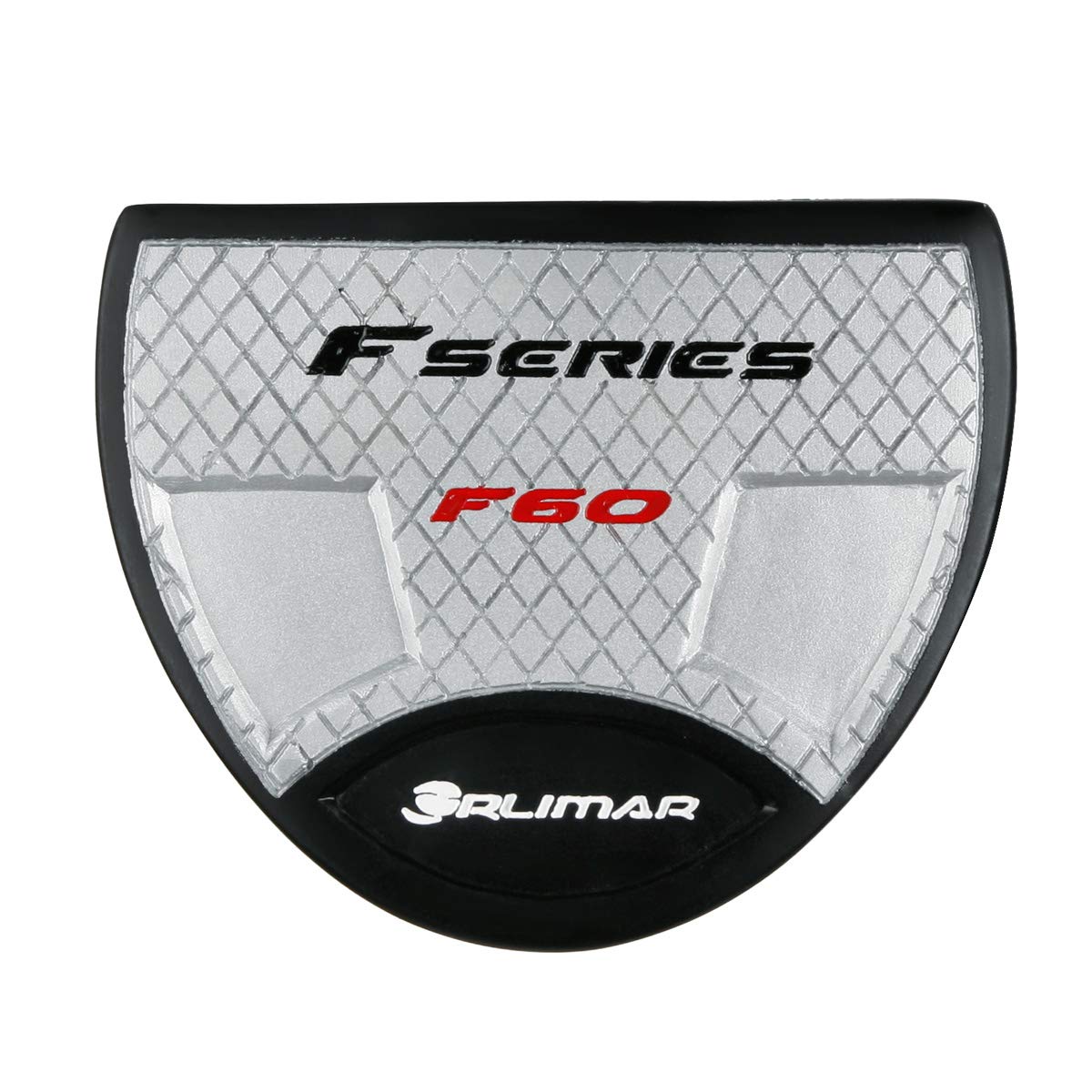 Orlimar F60 alignment half-circle assists aiming toward the target.