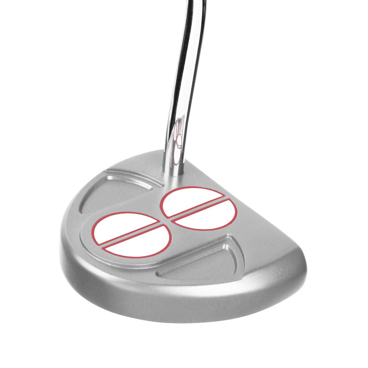 Orlimar F60 putter head in silver and red for stable stroke and alignment
