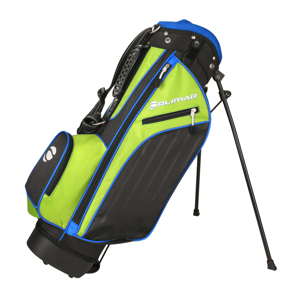 Orlimar retro headcover protects clubs during practice sessions.