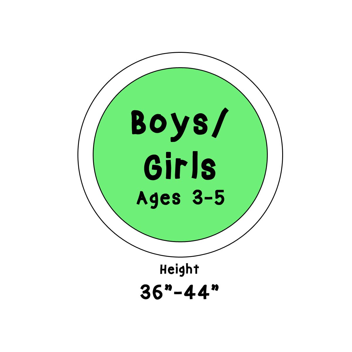 Vibrant lime and blue colorway helps quick course identification for kids.