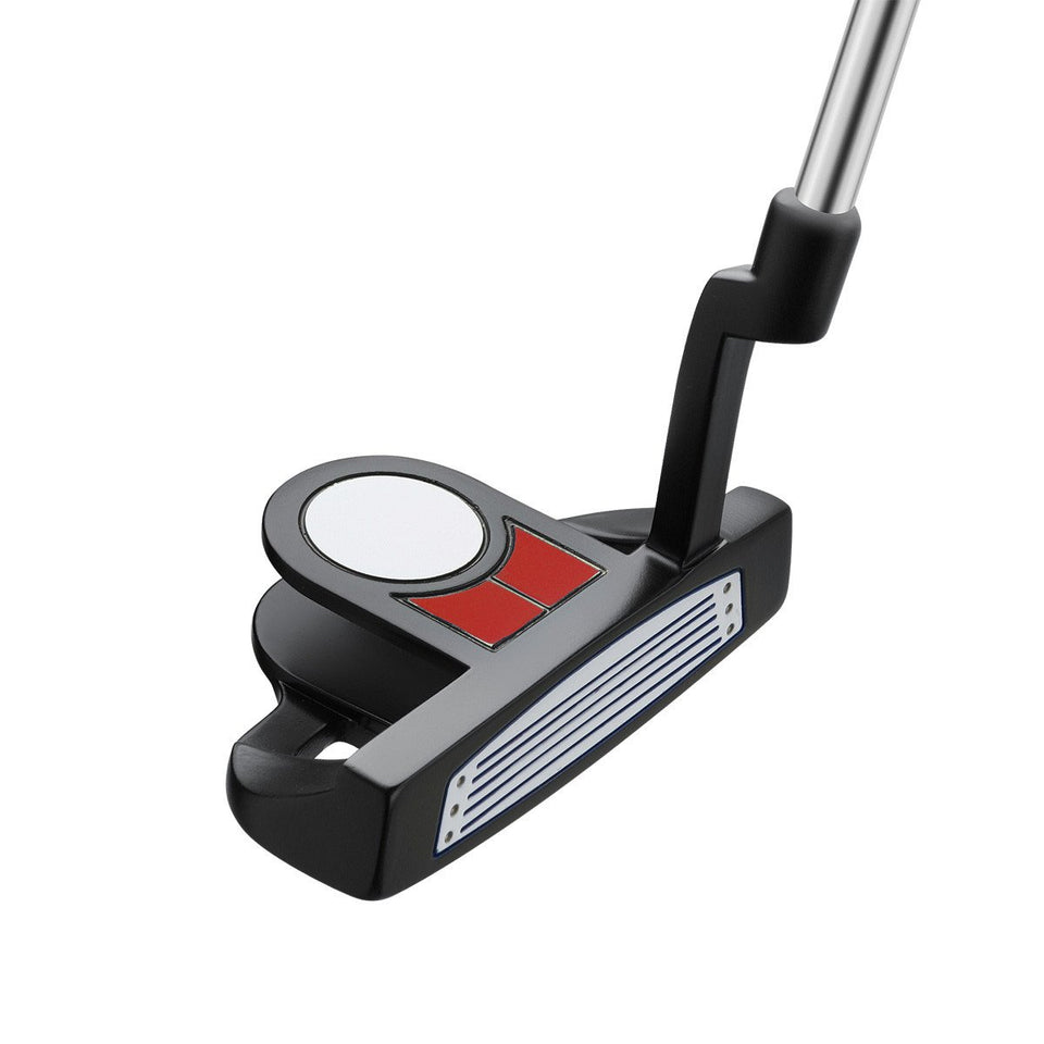 Orlimar ATS junior mallet-head putter in red and black improves stability on greens.