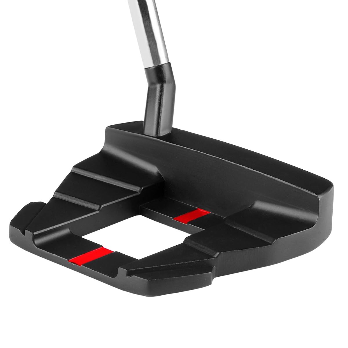 Orlimar F5 Mallet Putter in black with slant neck and naked top line for precise alignment.
