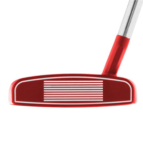 Orlimar F6 mallet putter half-offset slant neck close-up balance.