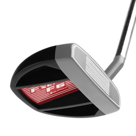 Orlimar F6 putter face grooves indicating smoother roll on greens
