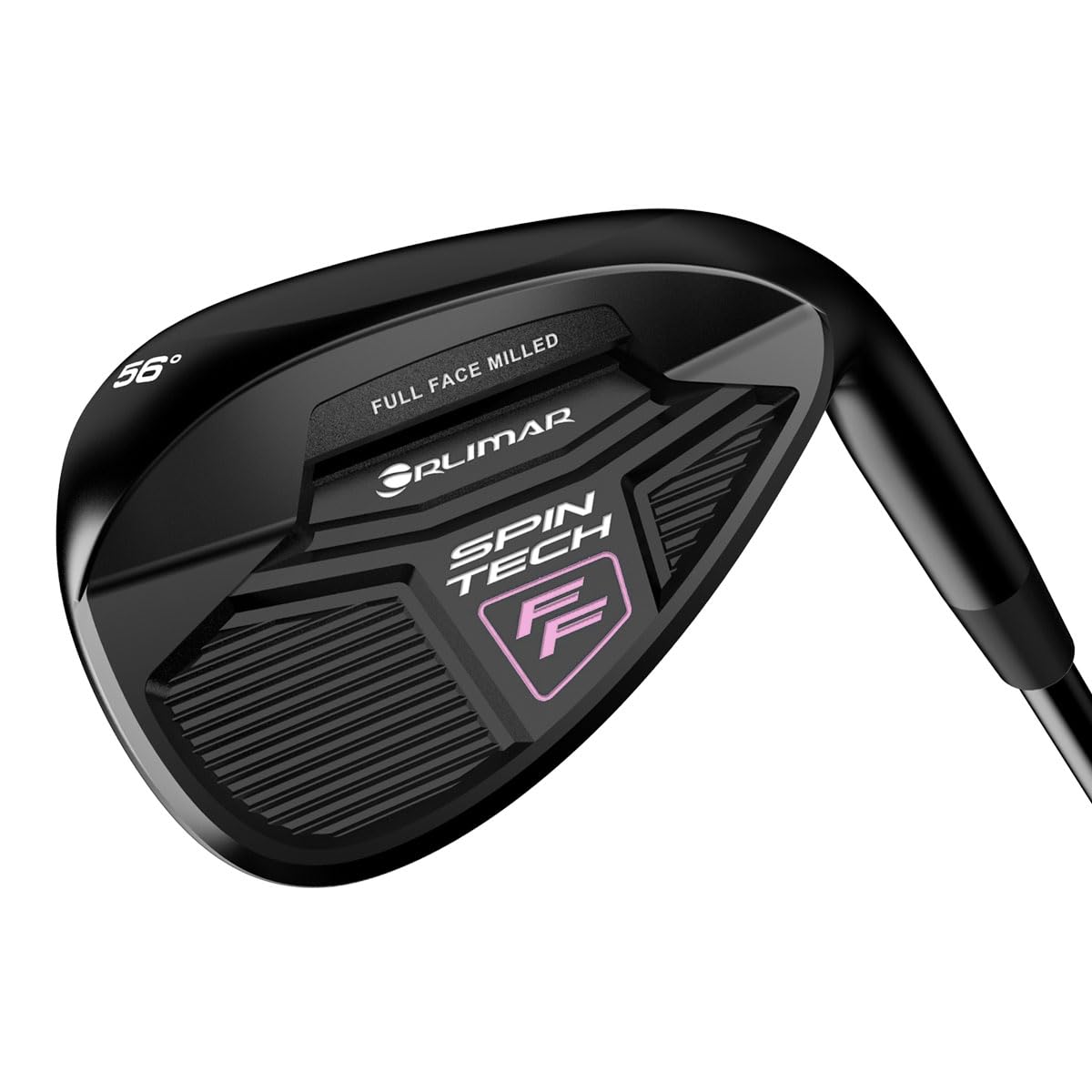 Orlimar Spin Tech wedge showcasing open-face grooves for precise approach shots