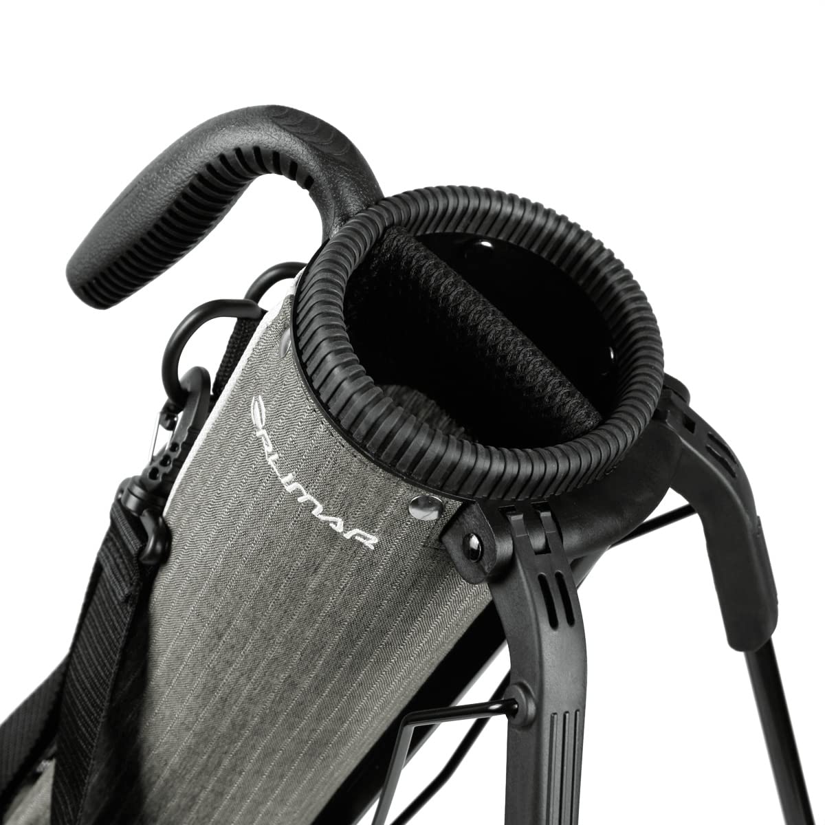 Orlimar Pitch ’n Putt bag side view highlighting compact profile