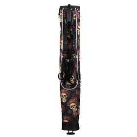 Orlimar Pitch 'n Putt bag stand-legs for stable placement on turf.