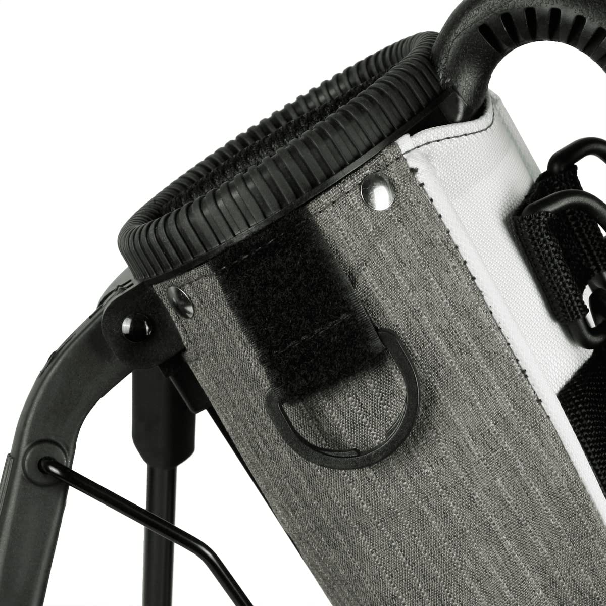 Orlimar Pitch ’n Putt bag top divider detail for quick access