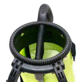 Orlimar Pitch N Putt lime bag accessory pocket for tees and markers