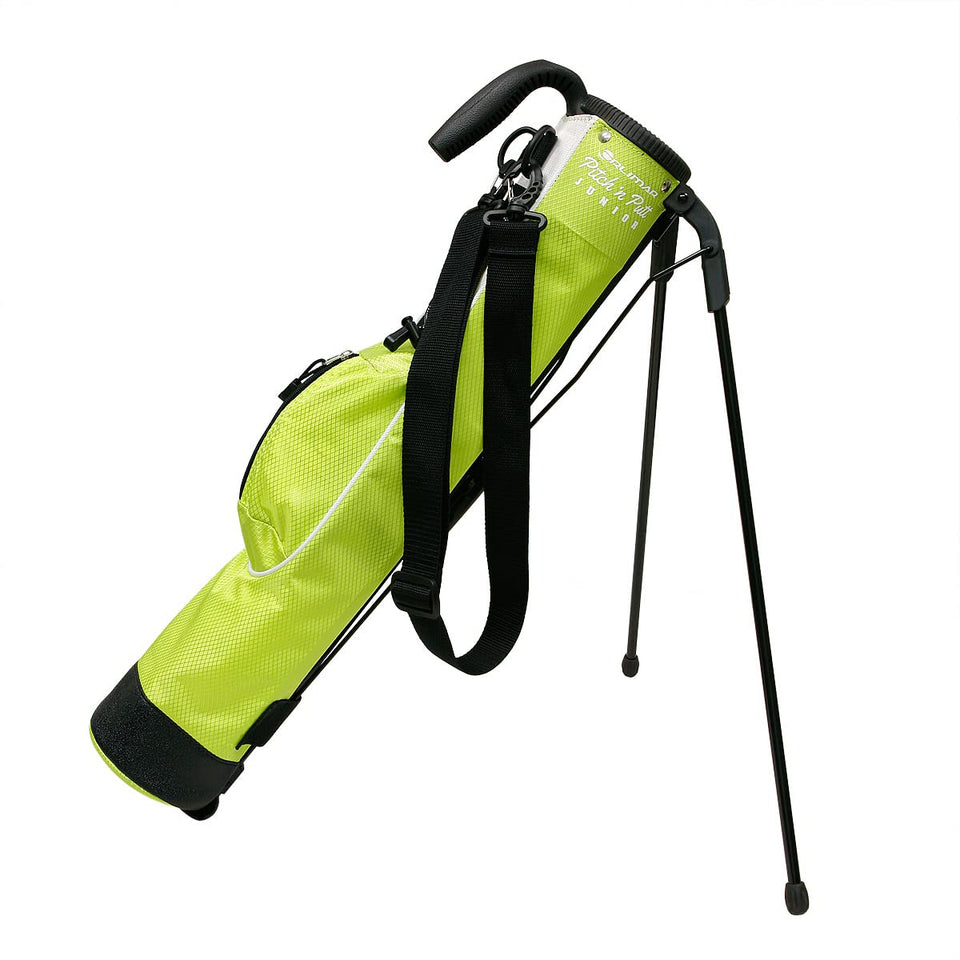 Orlimar Pitch N Putt junior bag lime front view ultralight design