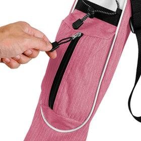 Orlimar Pitch ’n Putt shoulder-strap detail for comfortable hands-free carry.