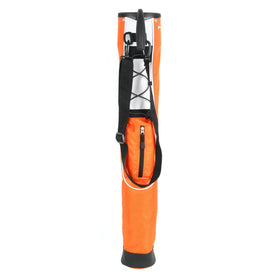 Orlimar Pitch 'n Putt with adjustable shoulder strap for hands-free comfort.