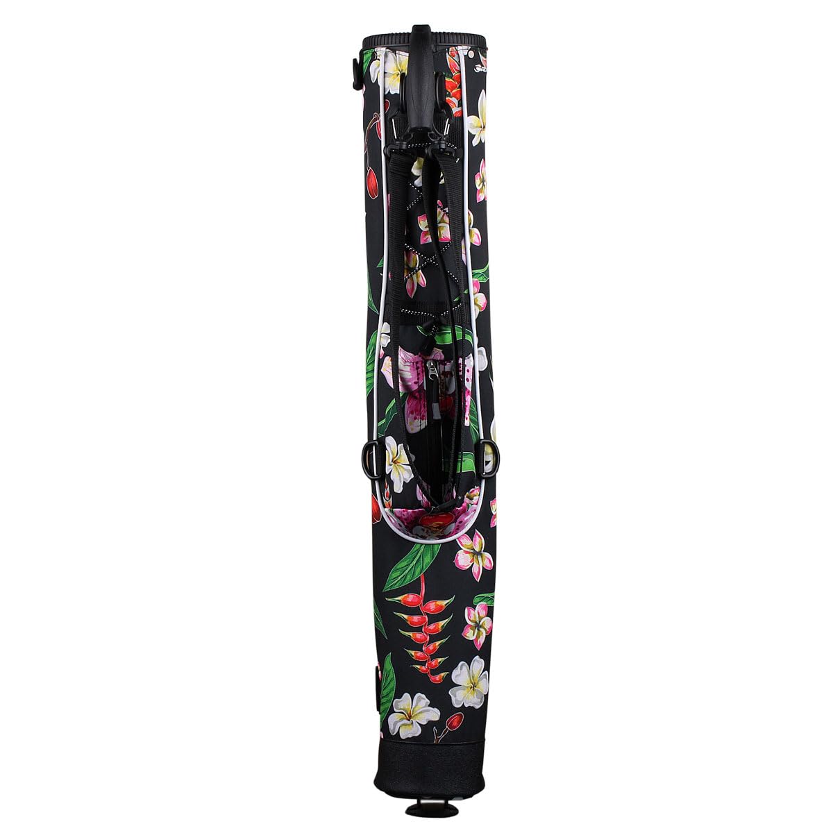 Orlimar Pitch 'n Putt stand legs deployed for upright stability on turf