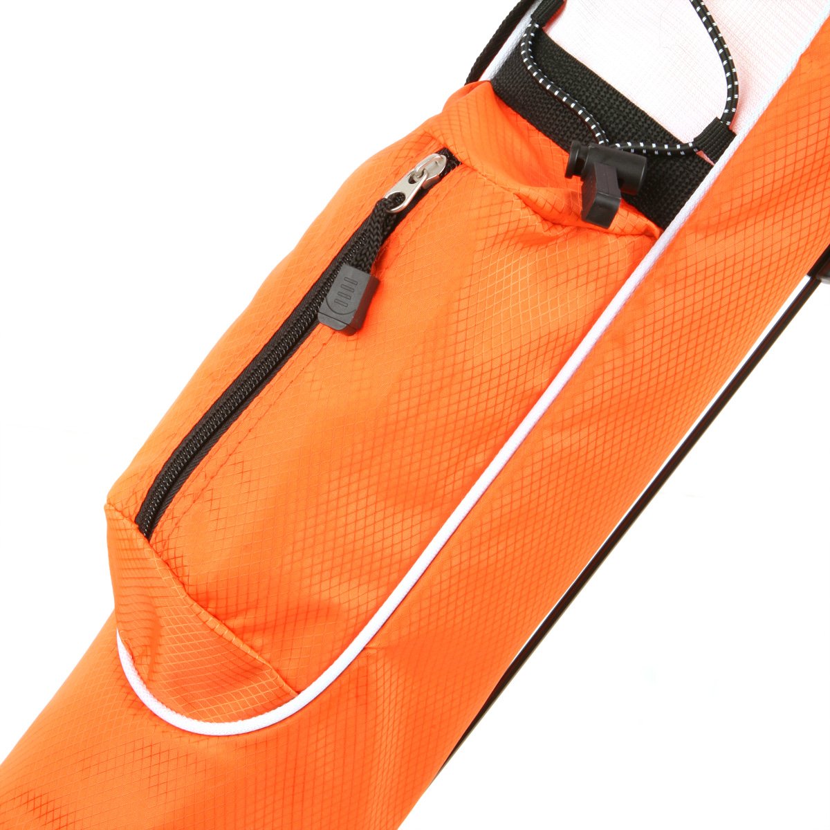 Orlimar Pitch 'n Putt stand legs provide upright stability on turf.
