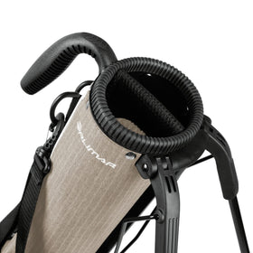 Orlimar Pitch ’n Putt two-way divider top keeps 6–7 clubs organized.