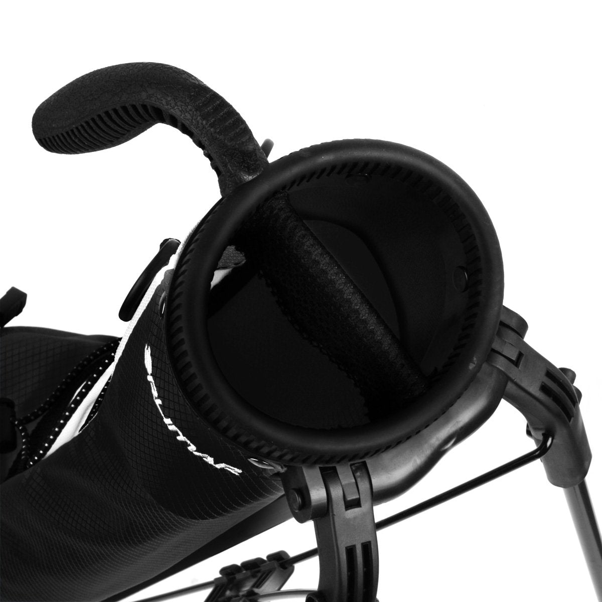 Orlimar Pitch and Putt bag side carry strap enables comfortable transport.