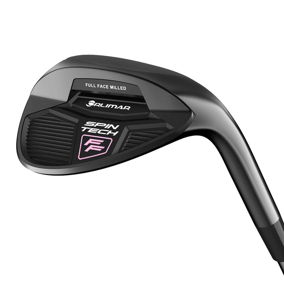 Orlimar Spin Tech FF wedge in black PVD finish, showcasing 52-degree loft for precise control.