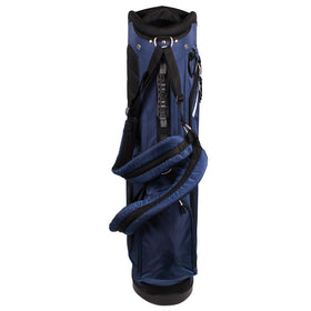 Orlimar SRX 7.4 rain hood protects clubs in wet weather.