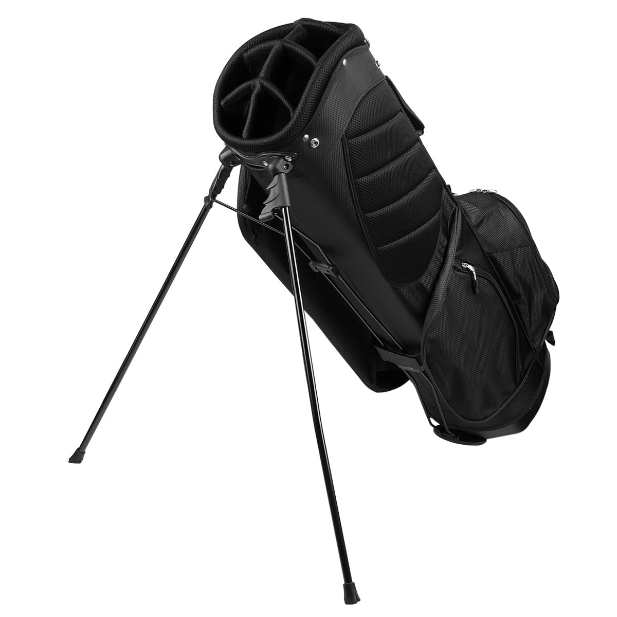 Orlimar SRX 7.4 stand bag umbrella holder and rain hood for weather readiness