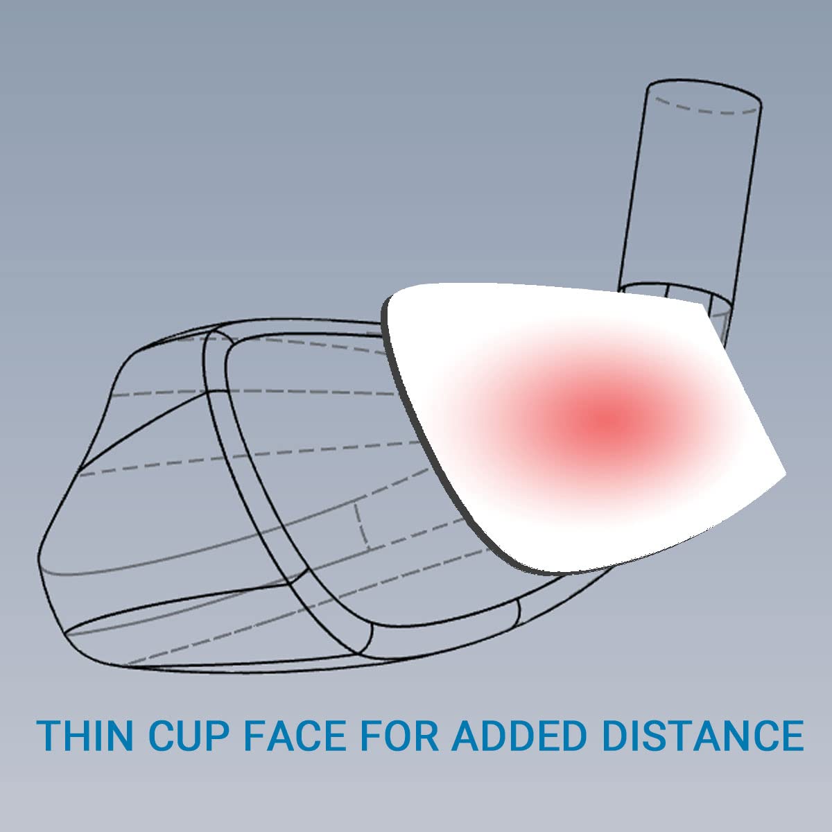 Orlimar Stratos wedge in address posture with traditional look for scoring shots.