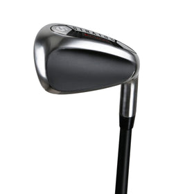 Orlimar Stratos hybrid iron sand wedge face at impact showing solid contact.