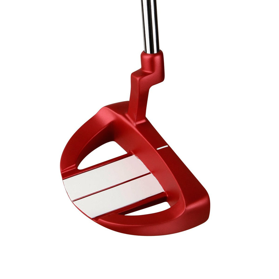 Orlimar Tangent T1 red putter head for stable alignment on greens