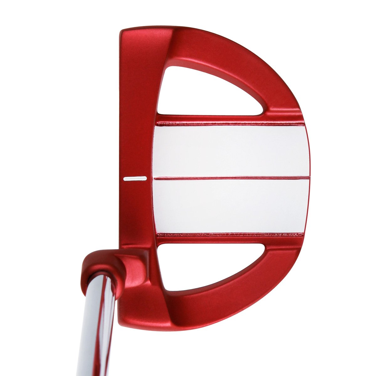 Orlimar Tangent T1 red putter sightline enhances target line visibility