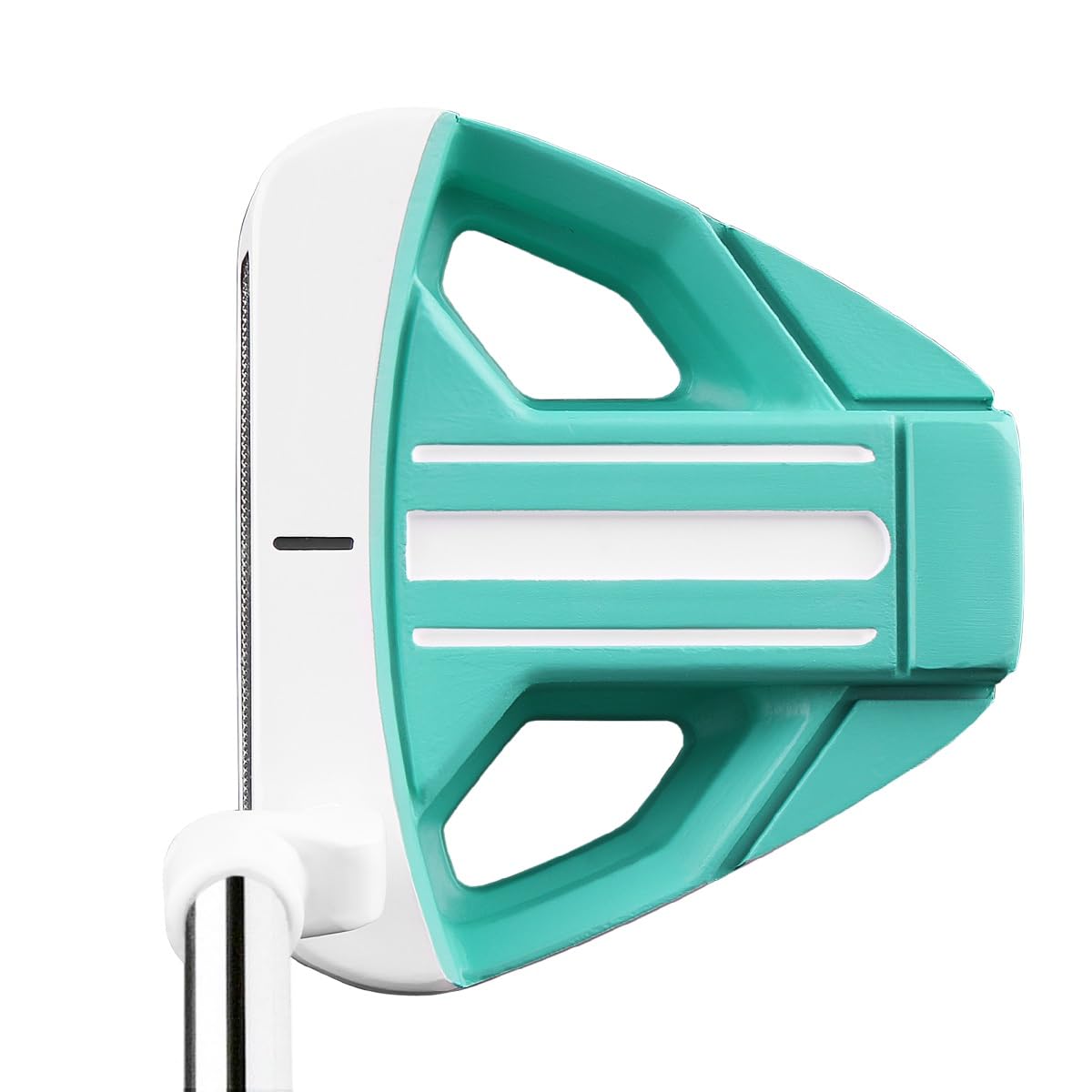 Right-handed 33-inch ladies putter with headcover included for travel protection.